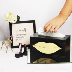 Lips Tissue Box