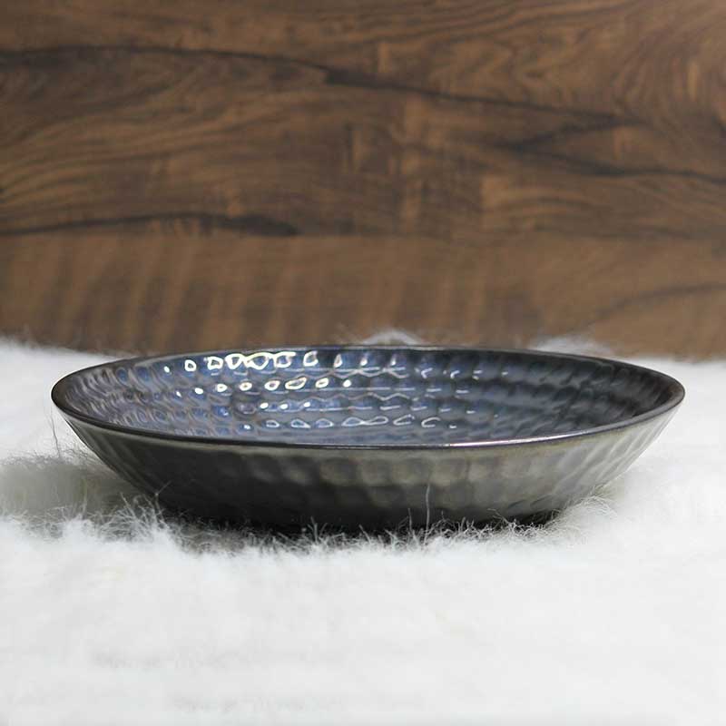 Ceramic Grey Sizzler Plate