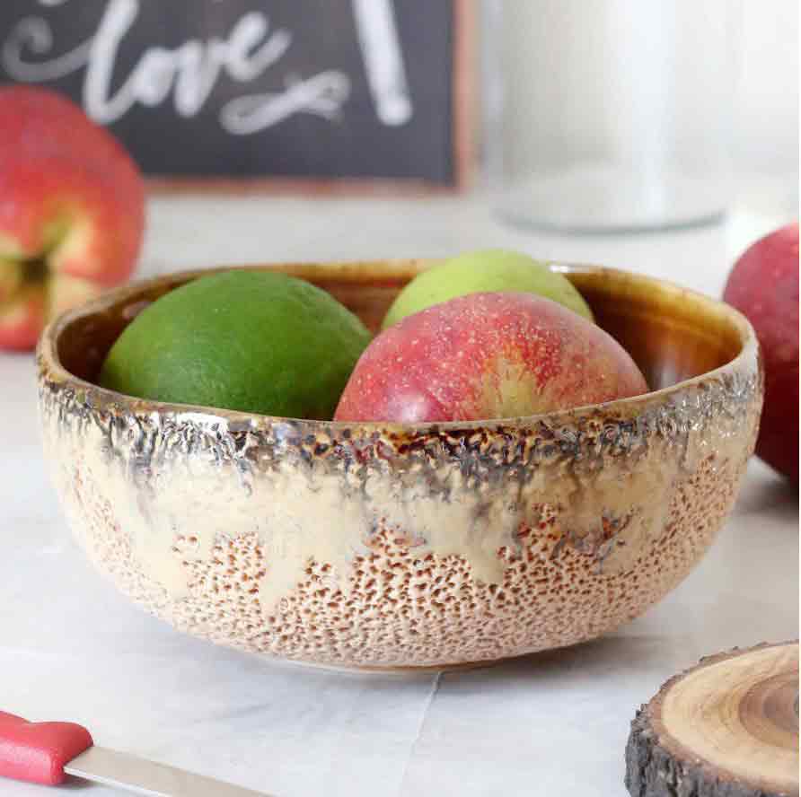 ceramic bowl with fruits